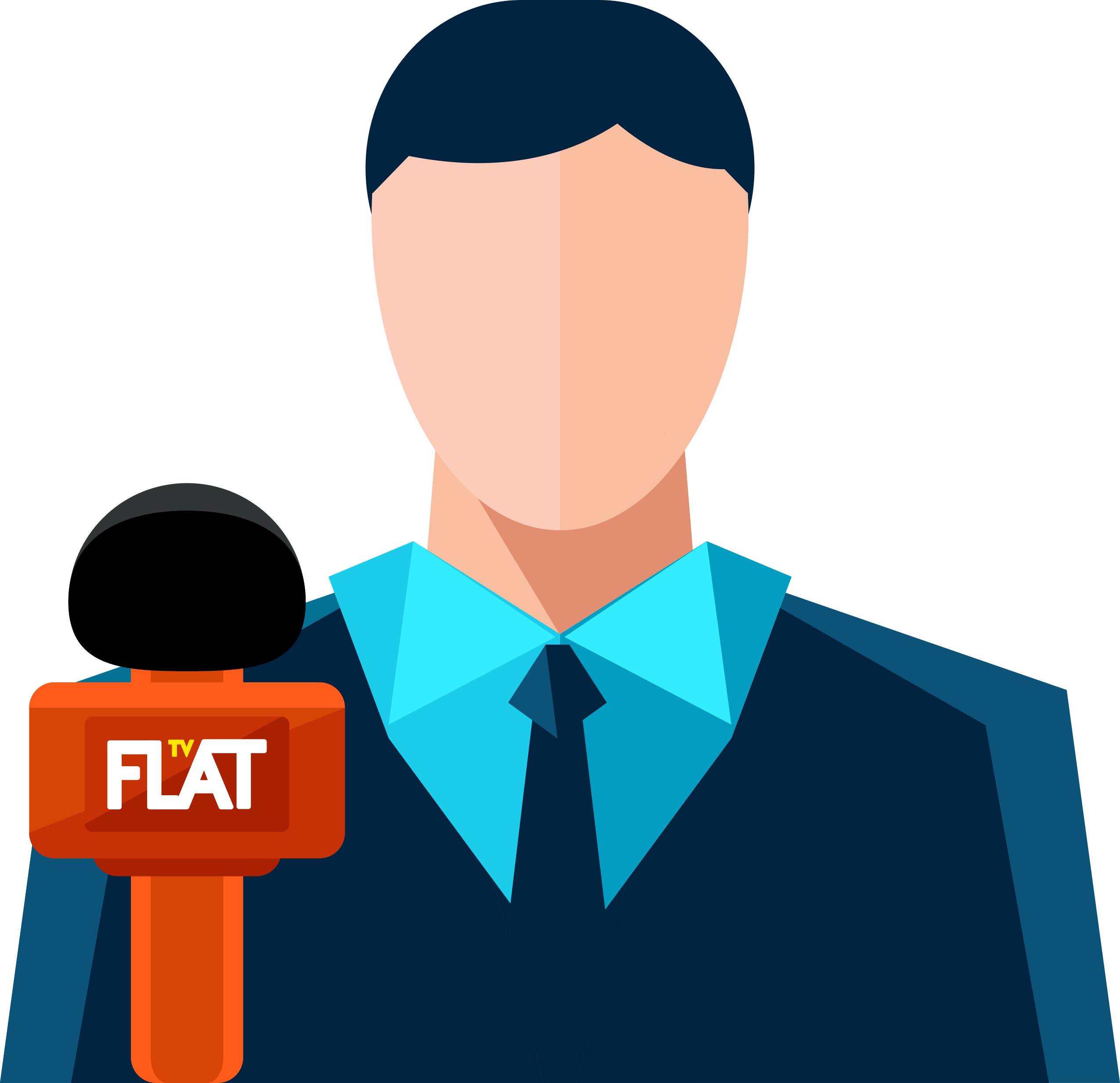 News Reporter Icon Svg Vector Free Vectors